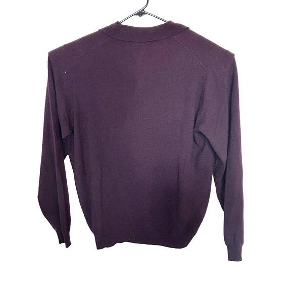 Brooks Brothers 346 Merino Wool Sweater Mens L Brown Long Sleeve Extra Fine - Picture 2 of 9